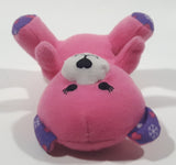 2015 McDonald's Build A Bear Chilly Paws Teddy 4" Tall Toy Pink Stuffed Plush Teddy Bear