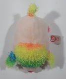 2017 Ty Beanie Babies Floral Poodle 4" Long Toy Stuffed Plush