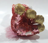 2016 Ty Beanie Boo Sunset The Unicorn Pink Sequin Covered 8" Tall Toy Stuffed Plush