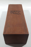Alberta Springs Whiskey Wood Box With Sliding Lid