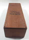 Alberta Springs Whiskey Wood Box With Sliding Lid