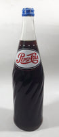 Vintage Pepsi Cola 26 FL OZ Money Back Bottle 12" Tall Glass Soda Pop Bottle with Lid FULL