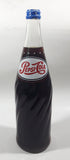 Vintage Pepsi Cola 26 FL OZ Money Back Bottle 12" Tall Glass Soda Pop Bottle with Lid FULL