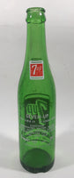 Vintage 1960s 7up 10 oz Green Glass 9 1/2" Soda Pop Bottle Chipped