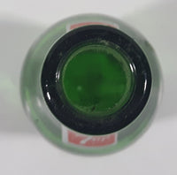 Vintage 1960s 7up 10 oz Green Glass 9 1/2" Soda Pop Bottle Chipped