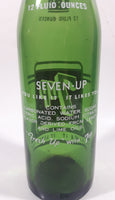 Vintage 7up "Fresh Up" with 7up "You Like It" "It Likes You" 12 Fl Oz Green Glass Soda Pop Bottle 8532A
