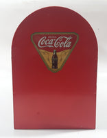 Drink Coca Cola Delicious Refreshing Galvanized Metal Drink Carrying Case with Wood Handle