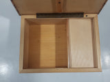 Vintage Reuge Inlaid Wood Musical Jewelry Box