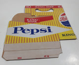 Vintage Pepsi Cola 10 Ounce King Size 6 Pack Glass Bottle Cardboard Carrying Case
