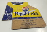 Vintage Pepsi Cola 6 Pack Glass Bottle Cardboard Carrying Case