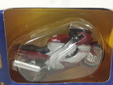 Maisto Road & Track Yamaha Motor Cycle Red and Silver Motor Die Cast Toy Vehicle New in Box