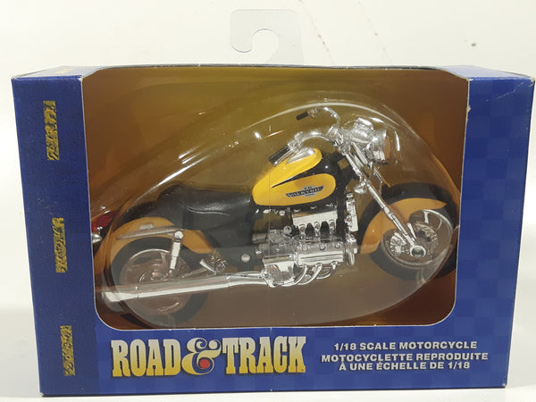 Maisto Road & Track Honda Valkyrie F6 Motor Cycle Yellow Motor Die Cast Toy Vehicle New in Box