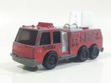 1992 Tonka Fire Ladder Truck Red Die Cast Toy Car Construction Equipment Vehicle - McDonald's Happy Meal