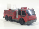 1992 Tonka Fire Ladder Truck Red Die Cast Toy Car Construction Equipment Vehicle - McDonald's Happy Meal