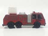 1992 Tonka Fire Ladder Truck Red Die Cast Toy Car Construction Equipment Vehicle - McDonald's Happy Meal