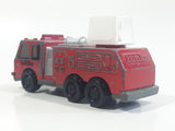1992 Tonka Fire Ladder Truck Red Die Cast Toy Car Construction Equipment Vehicle - McDonald's Happy Meal
