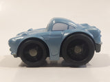 2011 Fisher Price Disney Pixar Cars 2 Finn McMissile Metallic Silver Blue Plastic Die Cast Toy Car Vehicle W6163/W9247