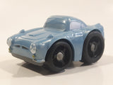 2011 Fisher Price Disney Pixar Cars 2 Finn McMissile Metallic Silver Blue Plastic Die Cast Toy Car Vehicle W6163/W9247