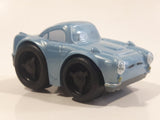 2011 Fisher Price Disney Pixar Cars 2 Finn McMissile Metallic Silver Blue Plastic Die Cast Toy Car Vehicle W6163/W9247