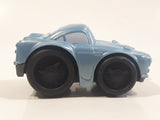 2011 Fisher Price Disney Pixar Cars 2 Finn McMissile Metallic Silver Blue Plastic Die Cast Toy Car Vehicle W6163/W9247