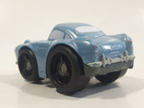 2011 Fisher Price Disney Pixar Cars 2 Finn McMissile Metallic Silver Blue Plastic Die Cast Toy Car Vehicle W6163/W9247