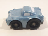 2011 Fisher Price Disney Pixar Cars 2 Finn McMissile Metallic Silver Blue Plastic Die Cast Toy Car Vehicle W6163/W9247