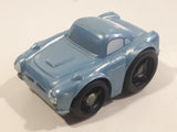 2011 Fisher Price Disney Pixar Cars 2 Finn McMissile Metallic Silver Blue Plastic Die Cast Toy Car Vehicle W6163/W9247