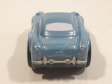 2011 Fisher Price Disney Pixar Cars 2 Finn McMissile Metallic Silver Blue Plastic Die Cast Toy Car Vehicle W6163/W9247