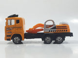King Power Engineer Excavator Hauling Truck Yellow Plastic and Metal Die Cast Toy Car Vehicle
