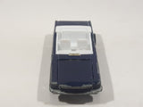 1998 Hot Wheels '65 Ford Mustang Convertible Dark Blue Metalflake Die Cast Toy Car Vehicle with Opening Hood