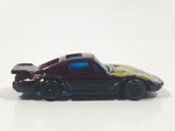 Unknown Brand Porsche #28 Dark Purple Burgundy Die Cast Toy Car Vehicle