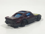 Unknown Brand Porsche #28 Dark Purple Burgundy Die Cast Toy Car Vehicle