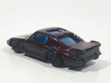 Unknown Brand Porsche #28 Dark Purple Burgundy Die Cast Toy Car Vehicle