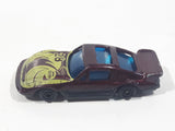 Unknown Brand Porsche #28 Dark Purple Burgundy Die Cast Toy Car Vehicle