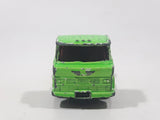 Vintage Cabover Semi Truck Bright Green Die Cast Toy Car Vehicle