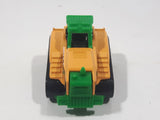 2014 Matchbox MBX Construction Seed Shaker Yellow and Green Die Cast Toy Car Vehicle