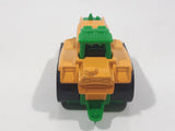 2014 Matchbox MBX Construction Seed Shaker Yellow and Green Die Cast Toy Car Vehicle