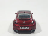 2012 Hot Wheels Volkswagen New Beetle Metalflake Dark Red Die Cast Toy Car Vehicle