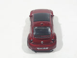 2012 Hot Wheels Volkswagen New Beetle Metalflake Dark Red Die Cast Toy Car Vehicle