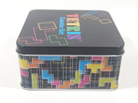 Vandor Tetris Coaster Set of 10 In Tin Metal Container