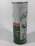 Vintage Castrol 2-Stroke Motor Oil SAE 30-40 20 Oz Fl 568 ml 7 1/4" Tall Metal Can