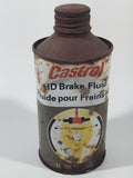 Vintage Hard To Find Castrol HD Brake Fluid 12 Oz 5 5/8" Tall Metal Can