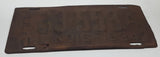 Antique 1934 Illinois Truck Metal Vehicle License Plate Tag 33 553 A