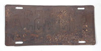 Antique 1934 Illinois Truck Metal Vehicle License Plate Tag 33 553 A