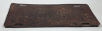 Antique 1934 Illinois Truck Metal Vehicle License Plate Tag 33 553 A