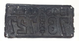 Antique 1940 Oklahoma Farm Truck Metal Vehicle License Plate Tag 76 727