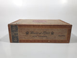 Antique House of Lords Petit Coronas Fifty Cigars Cardboard Box