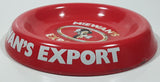 Vintage McEwan's Export Beer Red 5 7/8" Metal Ash Tray