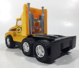 1989 Remco Semi Tractor Truck Pennzoil Yellow Die Cast Toy Car Vehicle