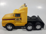 1989 Remco Semi Tractor Truck Pennzoil Yellow Die Cast Toy Car Vehicle